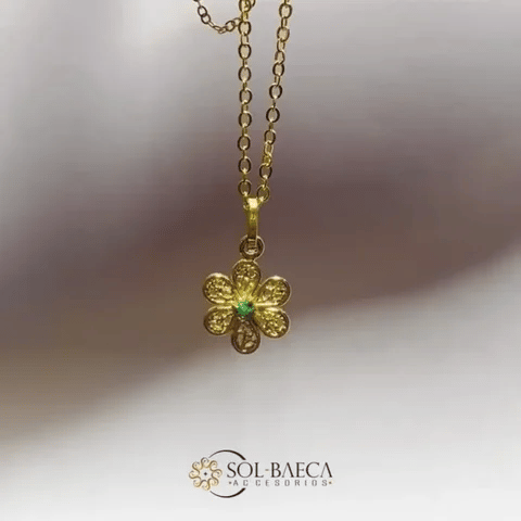 Collar con baño en Oro de 24K